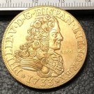 1733 Spain 4 Escudos-Felipe V Seville Gold Copy Coin