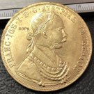 1915 Austria 4 Ducats - Franz Joseph I (Trade Coinage) Gold plated Copy Coin