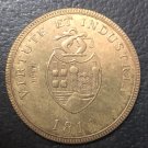 1811 United Kingdom 1 Penny Token Copper Coin