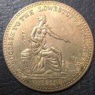United Kingdom One Penny Suffolk-lowestoft Token Copper Copy Coin