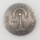1828 Chile 1 Peso (Coquimbo) Copy Coin