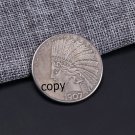 US Coin 1907 Indian Head Ten Dollars Commemorative Copy Coin -38mm