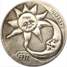 1937-D Sun Buffalo Nickel Copy Coin-No Stamp