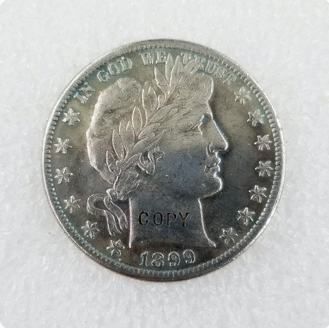 USA 1899 Barber Half Dollars Copy Coins