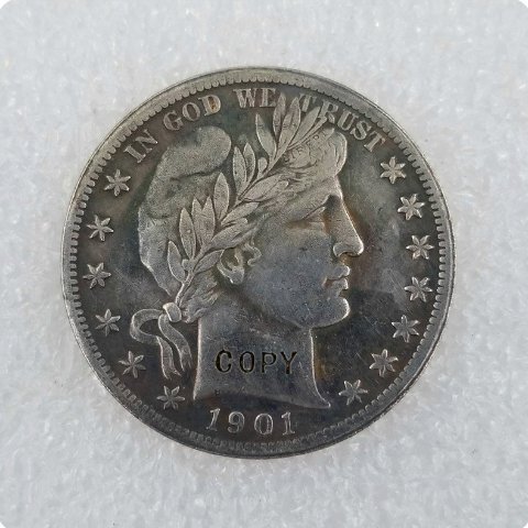 USA 1901 Barber Half Dollars Copy Coins