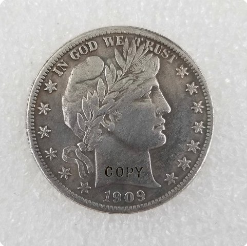 USA 1909 Barber Half Dollars Copy Coins