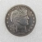 USA 1909 Barber Half Dollars Copy Coins