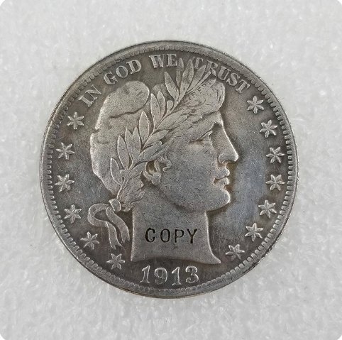 USA 1913 Barber Half Dollars Copy Coins