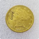 US 1909 Five Dollars Liberty Coronet Head Half Eagle $5 Copy Coin