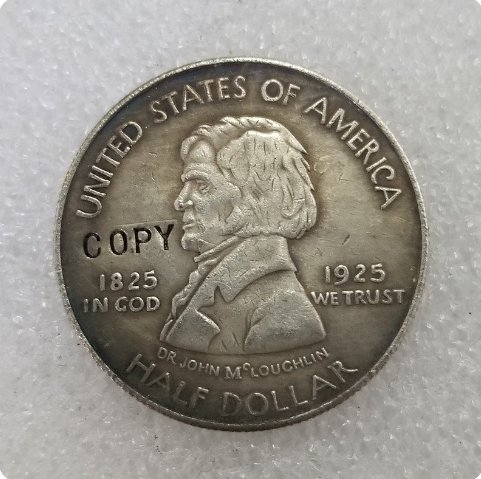 USA 1925 Fort Vancouver Commemorative Half Dollar Copy Coin