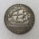 USA 1936 Delaware Commemorative Half Dollar Silver Plated Copy Coin