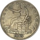 United States America 1885 Trade One Dollar 420 Grains 900 Fine Copy Coins