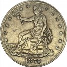 United States America 1879 Trade One Dollar 420 Grains 900 Fine Copy Coins