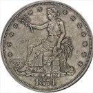 United States America 1874 Trade One Dollar 420 Grains 900 Fine Copy Coins