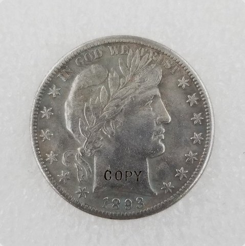 USA 1893 Barber Half Dollars Copy Coins