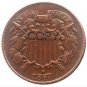 US 1867 Two Cents 2C Copy Coin
