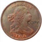 US 1802 Draped Bust Half Cent Copy Coin