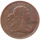 US 1808 Draped Bust Half Cent Copy Coin