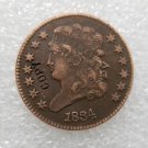 USA 1834 Classic Head Half Cent Copy Coin