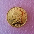 USA 1831 Liberty Head 2.5$ Dollar Copy Coin