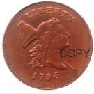 US 1796 Liberty Cap Flowing Hair Half Cent Copy Coin
