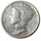 US 1939 Mercury Head Ten Cent Dime Silver Plated Copy Coins