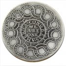 USA 1776 One Dollar Silver Plated Copy Coin