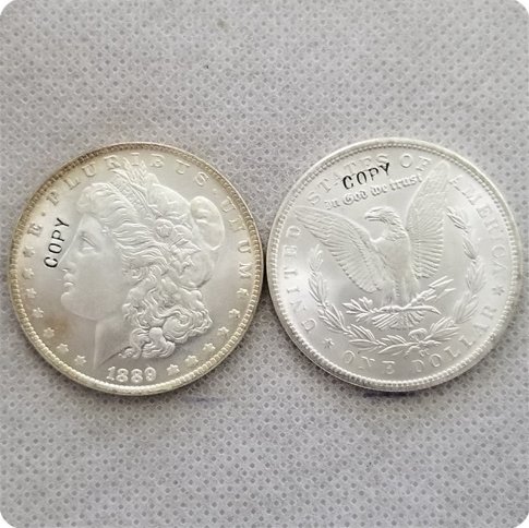USA 1889-CC UNC Morgan Dollar Copy Coin