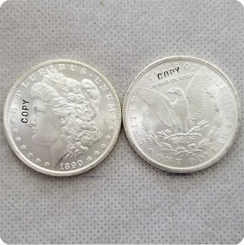 USA 1890-CC UNC Morgan Dollar Copy Coin
