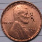 US Coin 1931-S Lincoln Penny Coins Copy 95% coper manufacturing