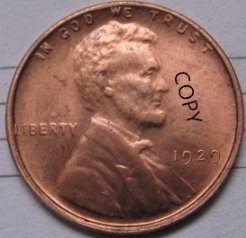 US Coin 1929 Lincoln Penny Coins Copy 95% coper manufacturing