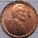 US Coin 1923-S Lincoln Penny Coins Copy 95% coper manufacturing