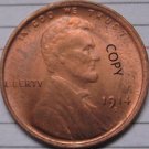 US Coin 1914-D Lincoln Penny Coins Copy 95% coper manufacturing