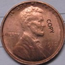 US Coin 1912-D Lincoln Penny Coins Copy 95% coper manufacturing