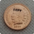 us coin 1877 Indian head cents coin copy