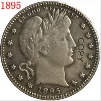 US Coin 1895-O QUARTER DOLLARS BARBER COINS COPY