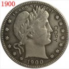US Coin 1900 QUARTER DOLLARS BARBER COINS COPY