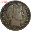 US Coin 1912 QUARTER DOLLARS BARBER COINS COPY