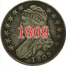 US Coin 1809 Capped Bust Half Dollars Copy Coins