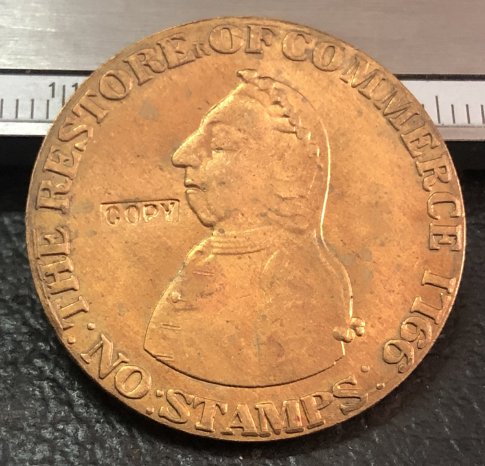 1766 US PITT-TOKENS-Colonical Copy Coin