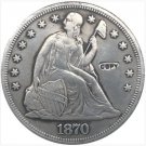 US Coin 1870 Seated Liberty Dollar COINS COPY