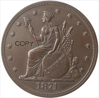 US Coin 1871 United States $1 Dollar coins COPY