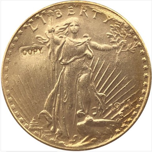 US Coin 1911 $20 St. Gaudens Coin Copy