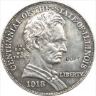 USA Coin 1918 State of Illinois Anniversary Half Dollar COIN COPY 30.61mm