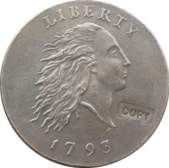 US Coin 1793 CHAIN CENT COIN COPY 100% coper manufacturing silver-plated