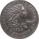 US Coin 1792 BIRCH LARGE CENT GALLERY MINT COINS COPY 100% coper manufacturing