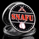 US Army Comrade Sniper Fubar Sanfu Silver Plated Coin Commemorative Mili