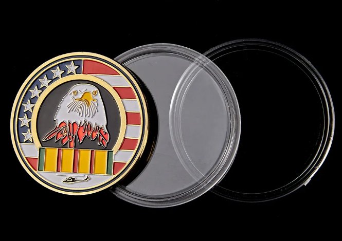 USA Welcome Home Brother Gold/Silver Plated Commemorative Challenge Co
