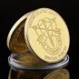 USA Military Green Berets Great Army Special Forces Challenge Gold Plated Coin Liberty