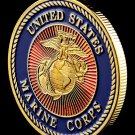 U.S. Marine Corps Challenge Coin - Force Recon - USMC Military Gold Plated Coin Collection